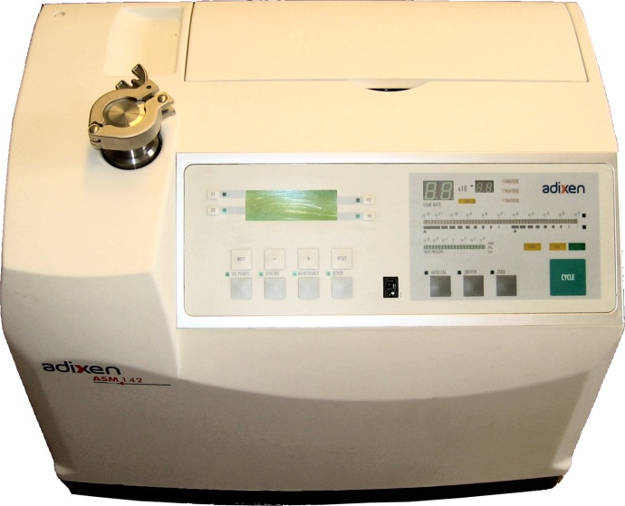 We service helium leak detectors.